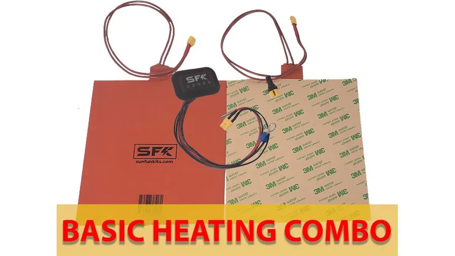 12v SFK 5 Mode Switch Heating Pads Combo